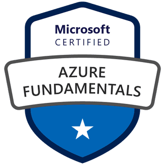 Microsoft Certified: Azure Fundamentals (AZ-900) badge